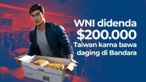 Viral!! WNI didenda 200 Ribu dollar Taiwan karena membawa daging dibandara